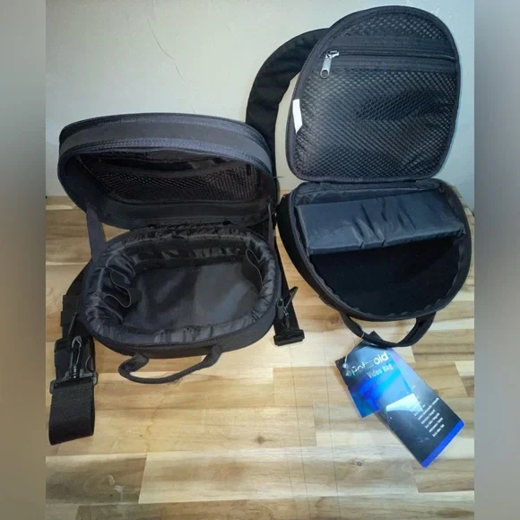 Polaroid Video Camera Bag Backpack Black New With Tags Water Resistant - Picture 9 of 16